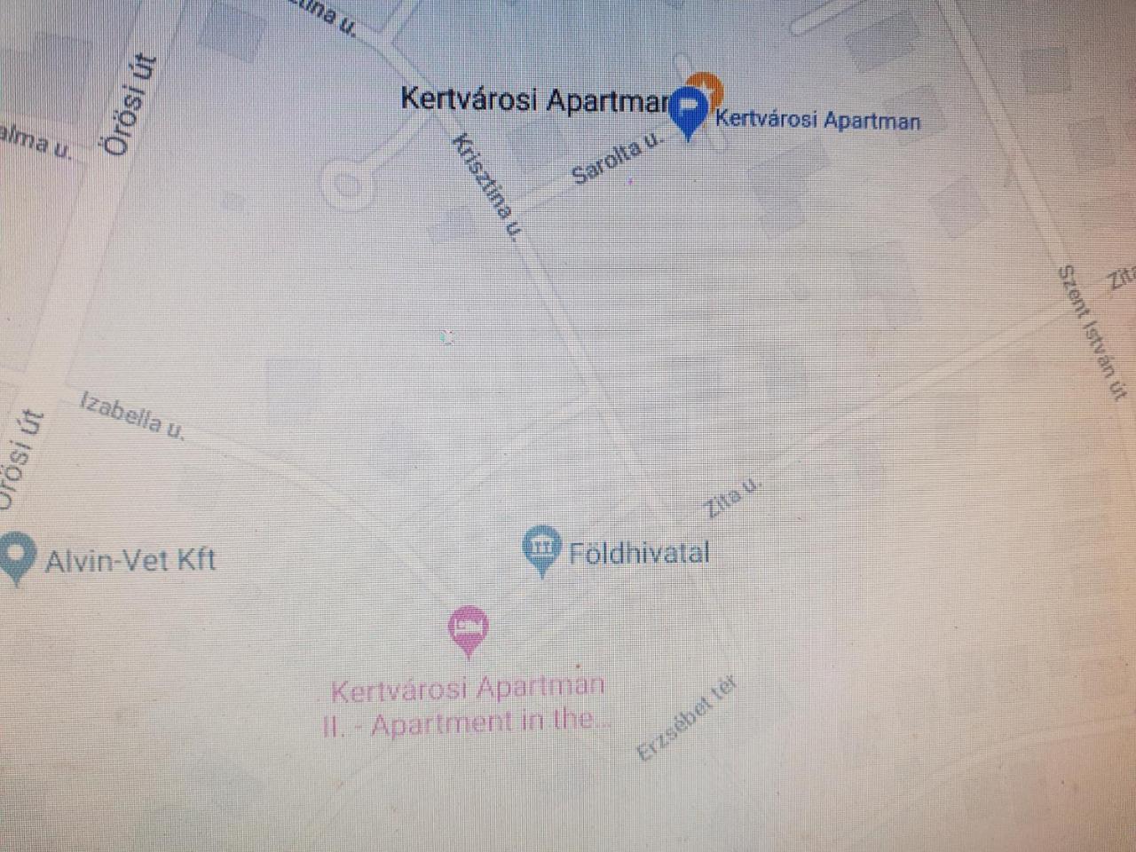 Kertvarosi Apartman II Tiszaújváros エクステリア 写真